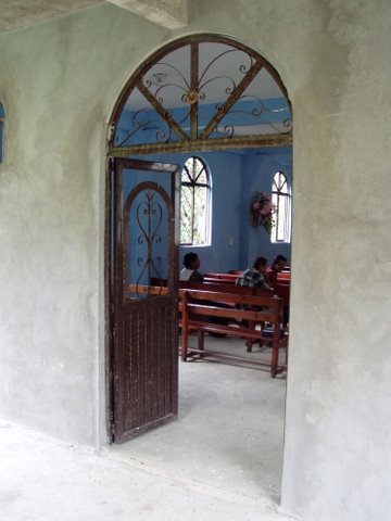 Door to church building in Matlapa